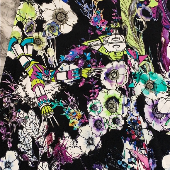 Roberto Cavalli 'Astro Garden' Floral Print Dress - Picture 7 of 7